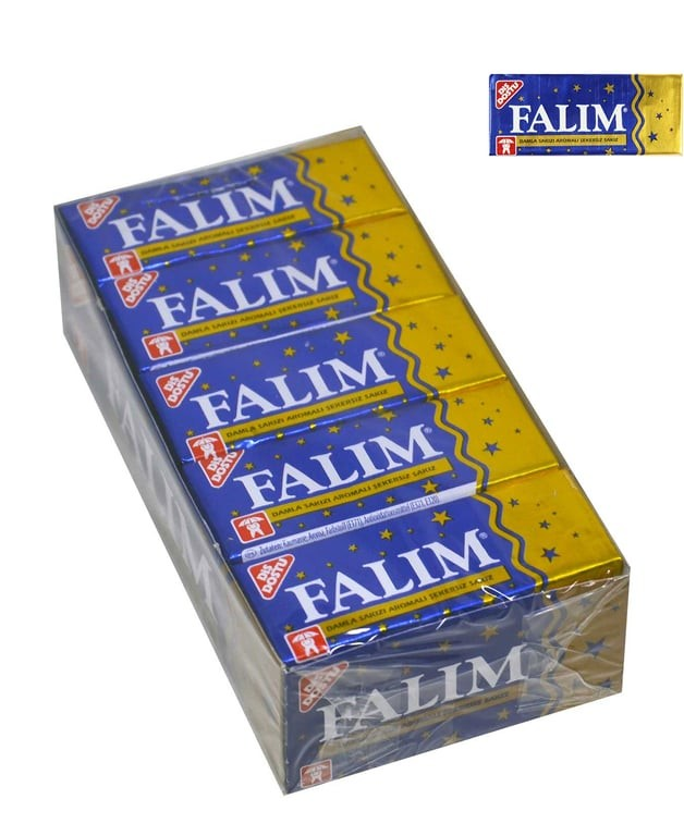Falim Sugar-Free Mastic Flavored Chewing Gum 20-Pack