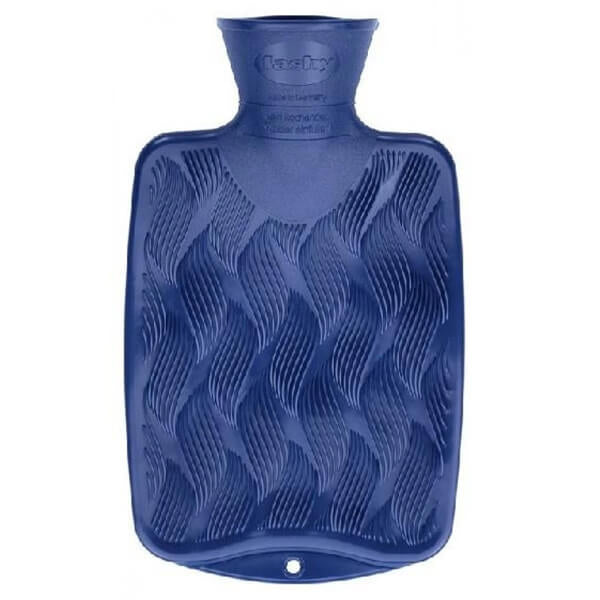 Fashy Kids Hot Water Bottle Cozy Navy Blue Cover 0.8L