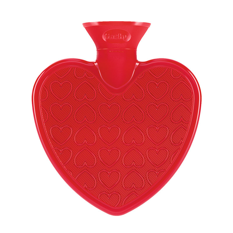 Fashy Heart Shaped Hot Water Bottle Odorless Design 0.7L