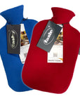 Fashy Odorless Hot Water Bottle with Cover - 2 Liter | Certified Quality