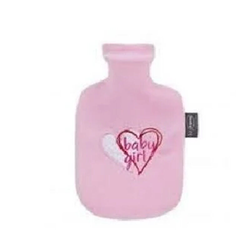 Fashy Kids Hot Water Bottle with Pink Cover 0.8 L