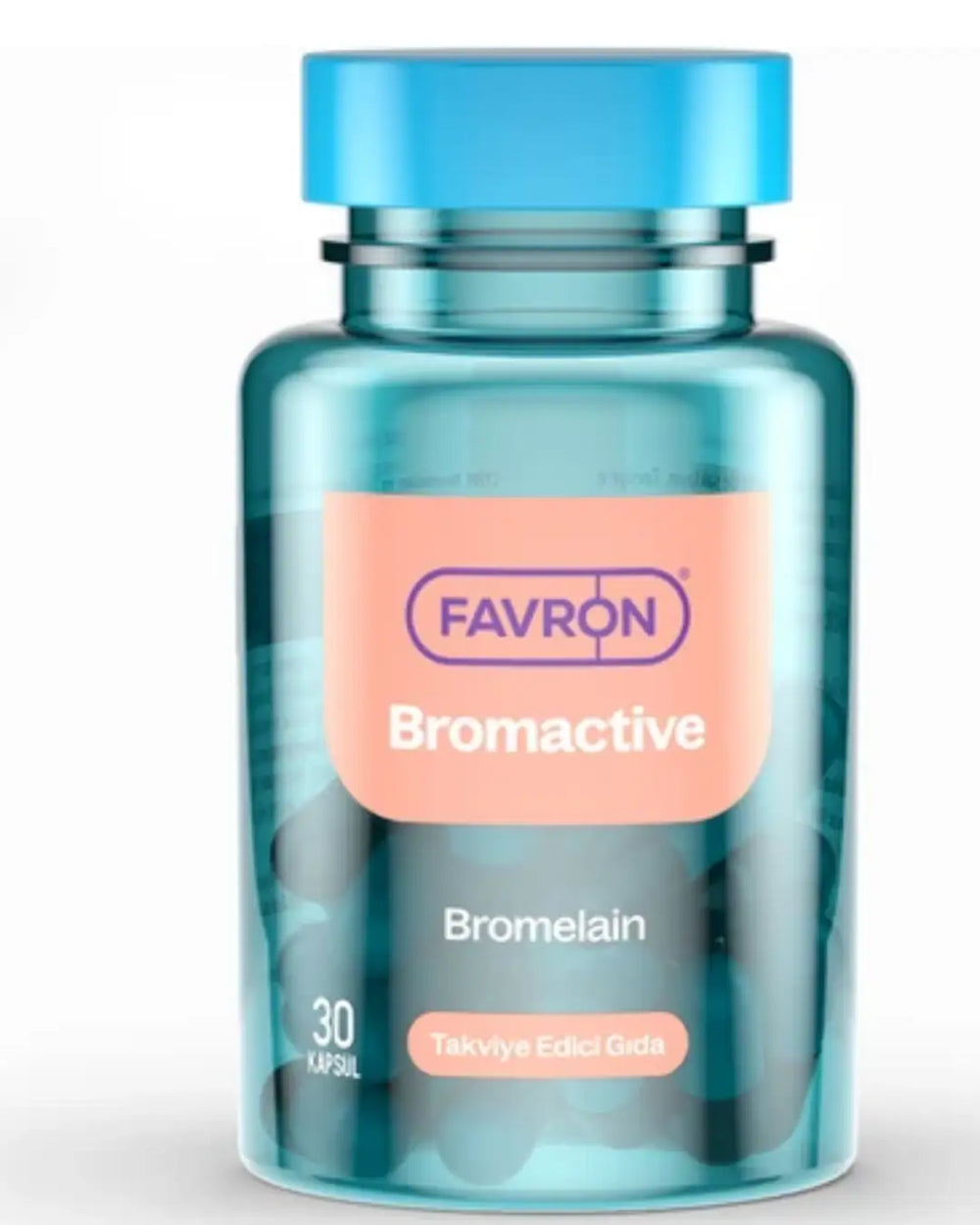 Favron Bromactive Bromelain & Digestive Enzyme Supplement 30 Caps