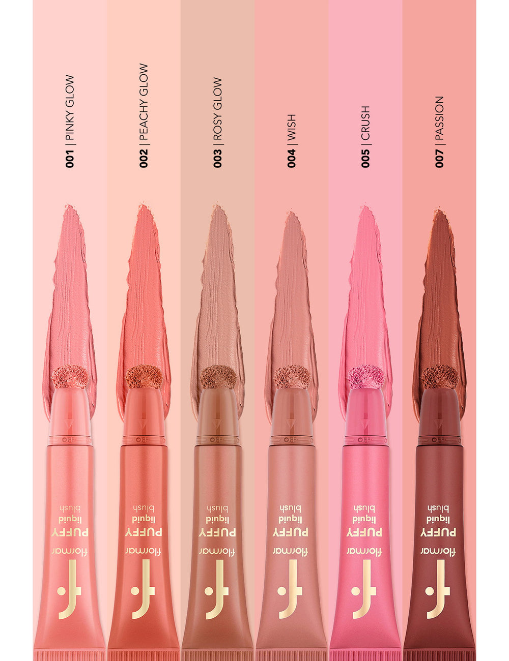 Flormar Puffy Liquid Blush Radiant Finish with Applicator