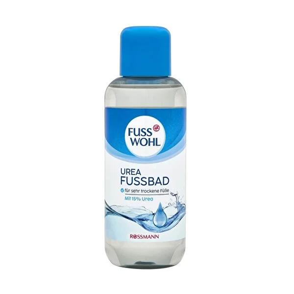 Fusswohl Foot Bath with 15% Urea - Intensive Moisturizing for Dry Feet - 6.76 fl oz Fusswohl Foot Bath - Intensive Moisturizer for Dry Feet foot bath, urea foot cream, foot moisturizer, dry foot treatment, foot care product, foot hydration, dry skin repair, nourishing foot soak, eco-friendly cosmetics, microplastic-free, foot care routine, soft feet, healthy feet, foot relaxation