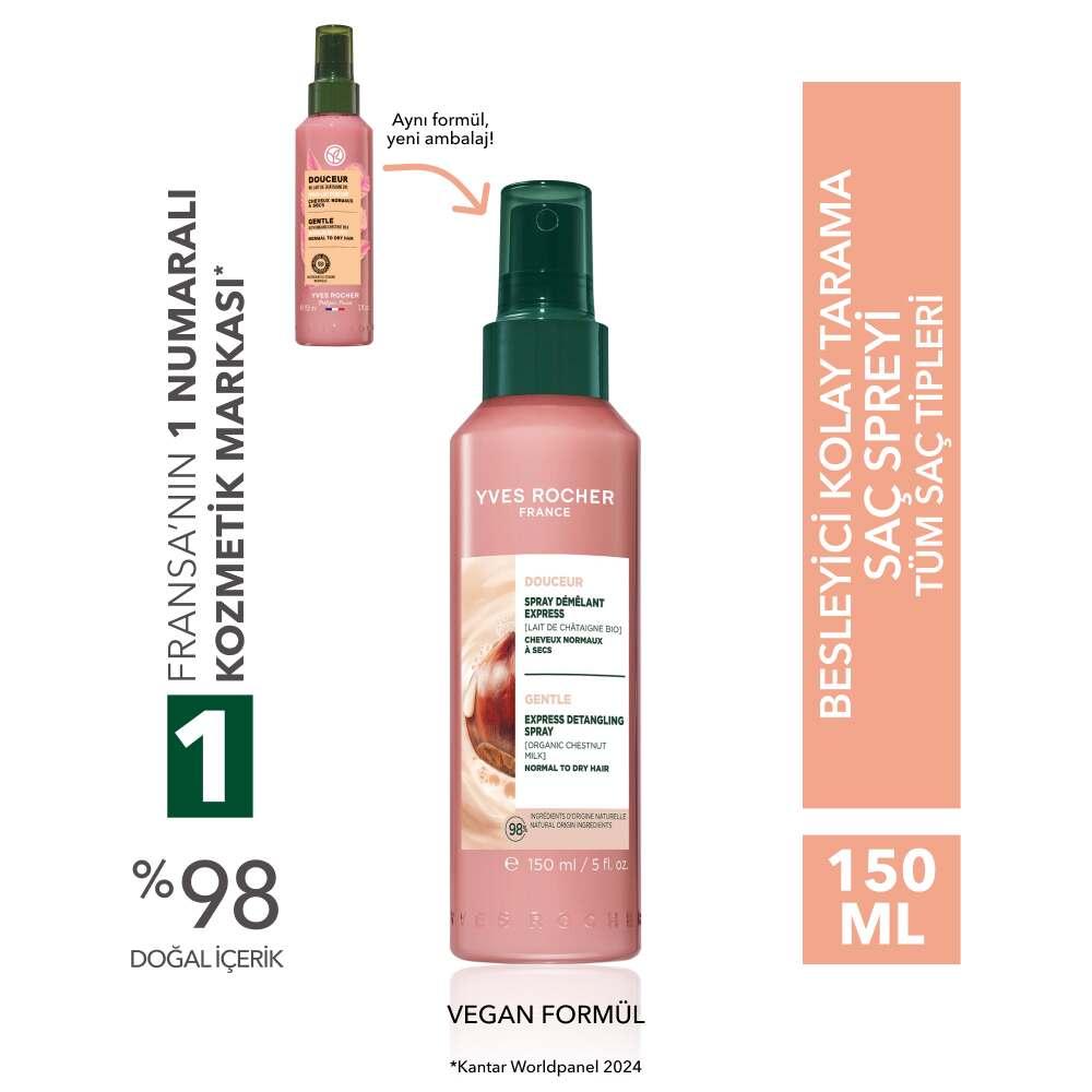 Douceur Vegan Detangling Hair Spray for All Hair Types