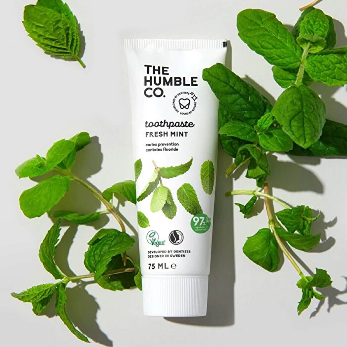Humble Brush Fresh Mint Toothpaste 75ml - Natural & Vegan | SLS-Free - view 2