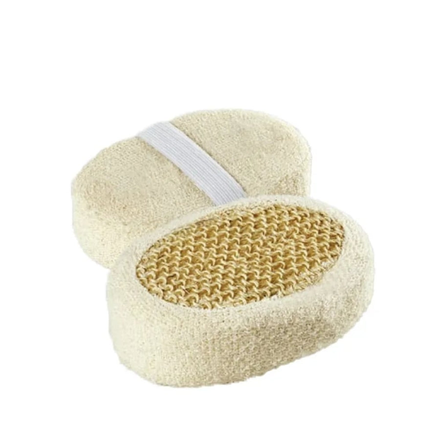 Fe Sisal Oval Bath Sponge for Gentle Exfoliation 1 pc