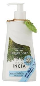 Incia Natural Liquid Soap: Gentle Olive Oil Cleanser, Chemical & Paraben Free - Perfect for Sensitive Skin, 8.45 fl oz Incia Natural Liquid Soap- Gentle Olive Oil, Chemical Free natural liquid soap, olive oil soap, chemical free soap, paraben free soap, sensitive skin soap, natural skin cleanser, zeytinyagli sabun, dogal sivi sabun, Incia soap, purifying soap, natural soap, gentle cleanser, moisturizing soap, hypoallergenic soap, skincare, beauty, personal care, bath, body, gifts for her, gifts for mom, eco