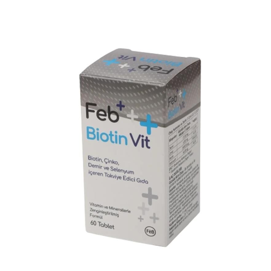 Beka Pharma Feb Biotin Vit Hair and Nail Support 60 Tablets