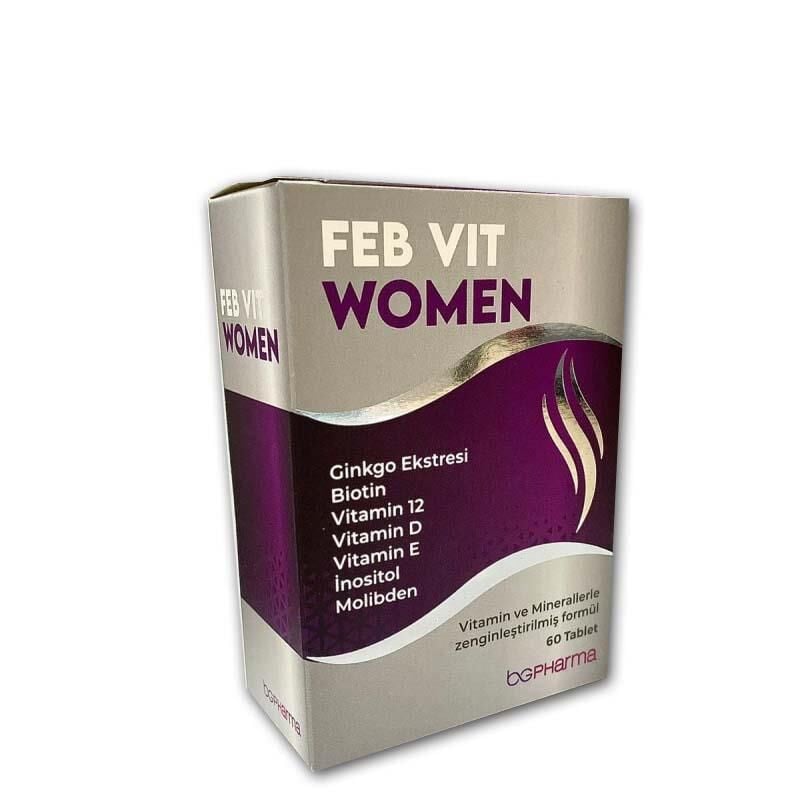 Beka Pharma FEB Vit Women Multivitamin Supplement 60 Tablets