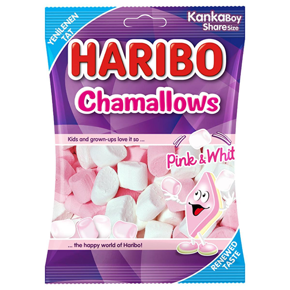 Haribo Vanilla Flavored Marshmallow Candy - Soft, Aromatic Treat for Kids and Adults - 70g - Food & Candy