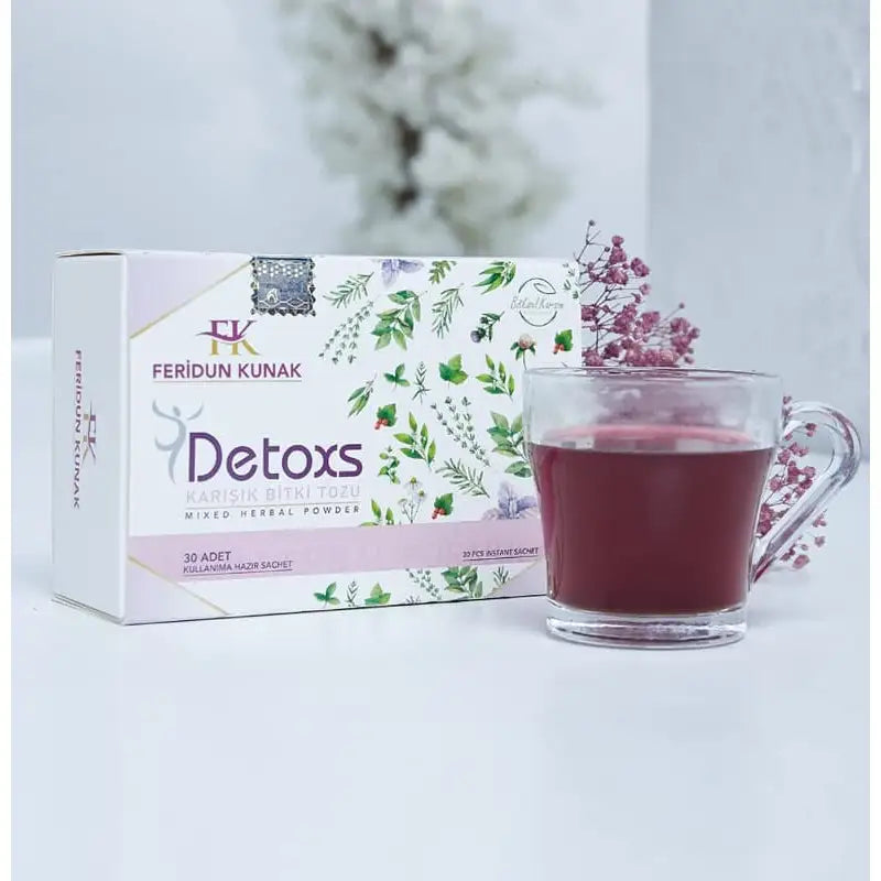 Feridun Kunak Detox Tea Mixed Herb Powder 5G x 30 Count