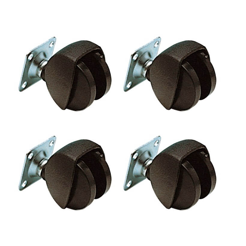 Ferplast Atlas 40 Pet Carrier Wheel Set for Easy Transport 4 Pack