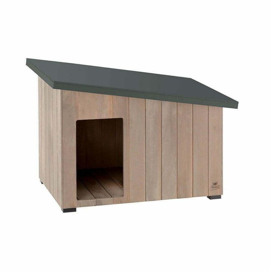 Ferplast Argo 60 Wooden Outdoor Dog Kennel Weatherproof 60cm