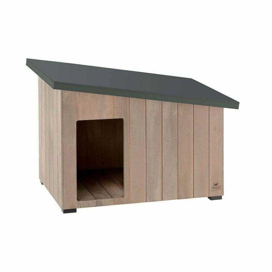 Ferplast Argo 60 Wooden Outdoor Dog Kennel Weatherproof 60cm