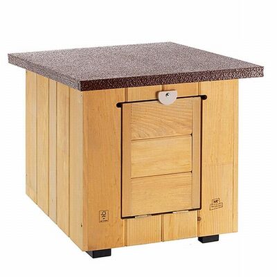 Ferplast Baita 40 Wooden Dog Kennel Weatherproof Shelter 32x37.5x32 cm