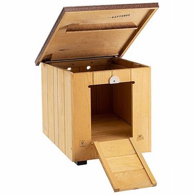 Ferplast Baita 40 Wooden Dog Kennel Weatherproof Shelter 32x37.5x32 cm