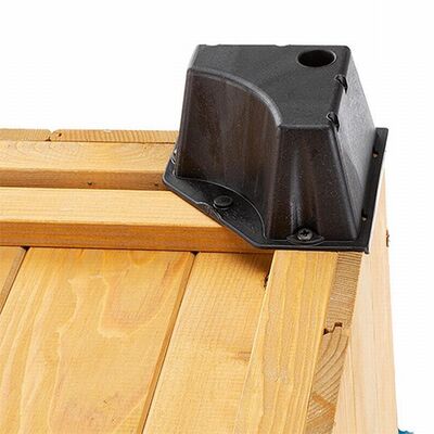 Ferplast Baita 60 Wooden Dog Kennel Weatherproof Shelter 73.5cm