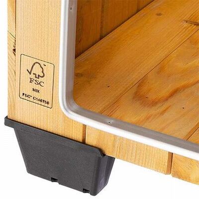 Ferplast Baita 60 Wooden Dog Kennel Weatherproof Shelter 73.5cm