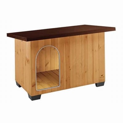 Ferplast Baita 80 Wooden Dog Kennel Weatherproof 69x102x68 cm