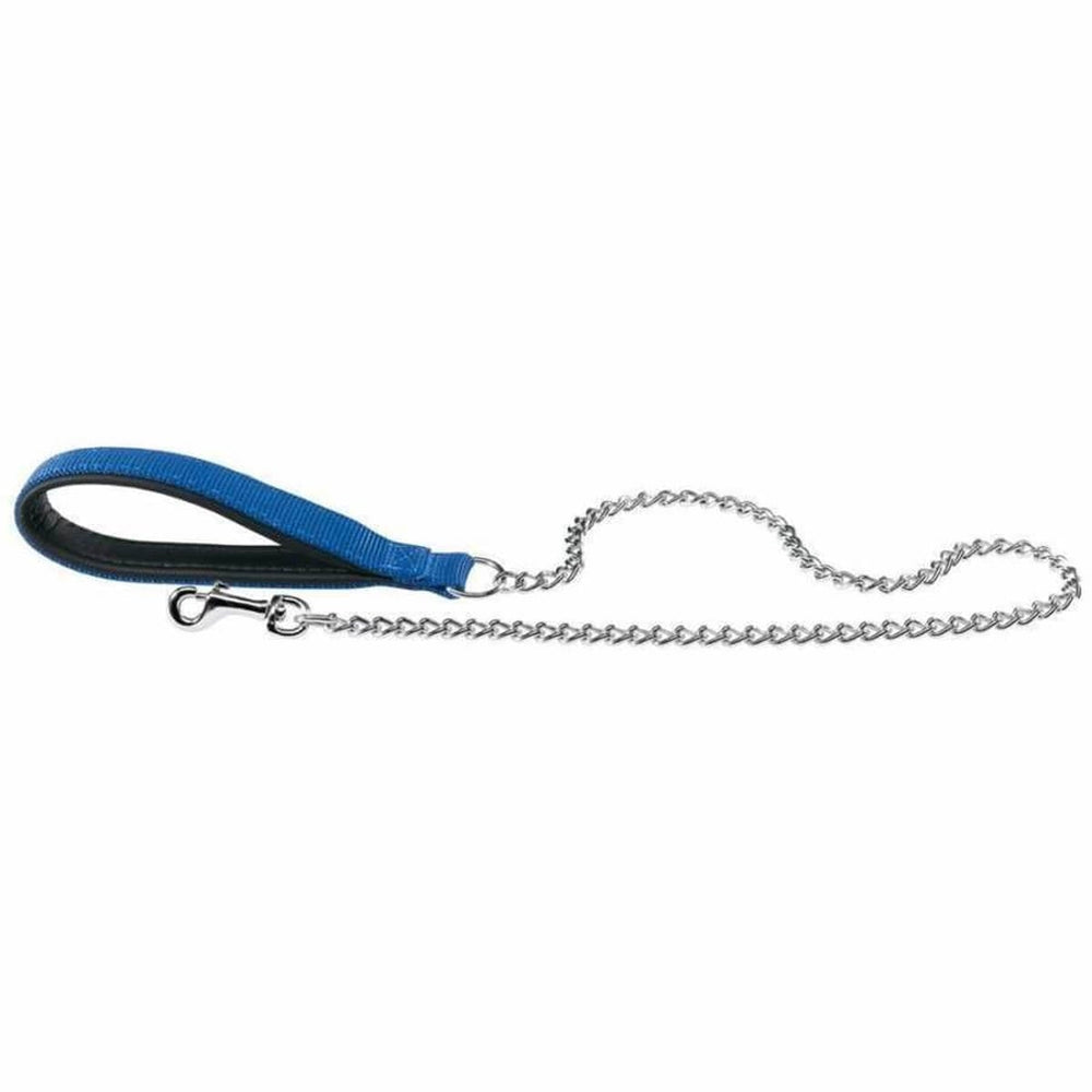 Ferplast Daytona Chrome Dog Leash 100 cm Blue, Chew-Resistant Chain