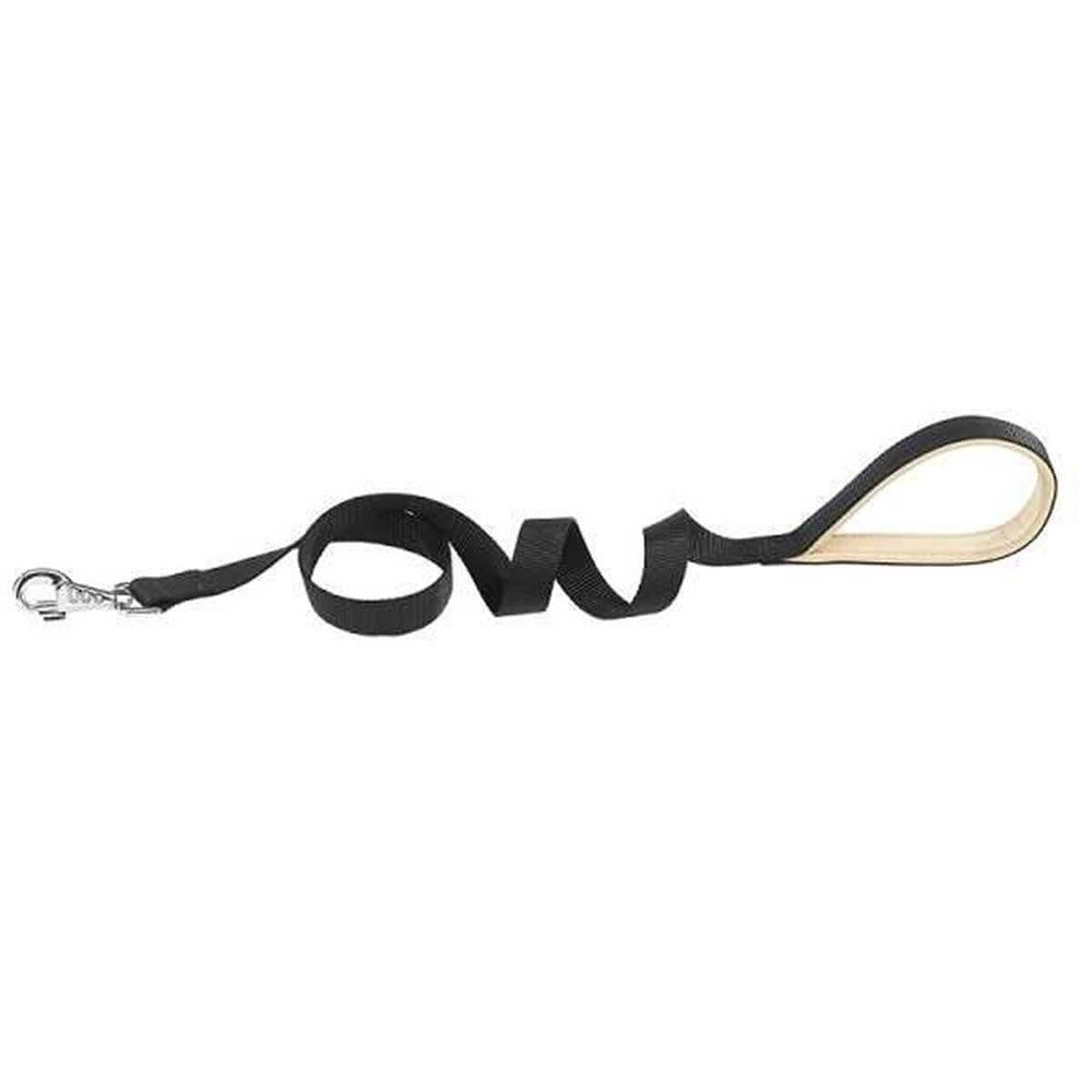 Ferplast Daytona Soft Dog Leash 120 cm Black, 20 mm Padded Handle