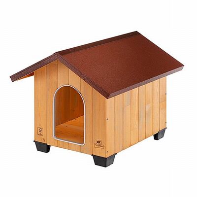 Ferplast Domus Wooden Dog Kennel Weatherproof Medium 70x83x67 cm