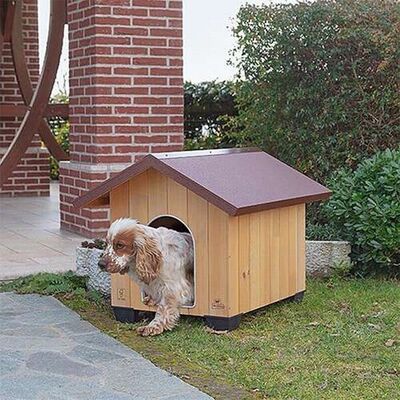 Ferplast Domus Wooden Dog Kennel Weatherproof Medium 70x83x67 cm