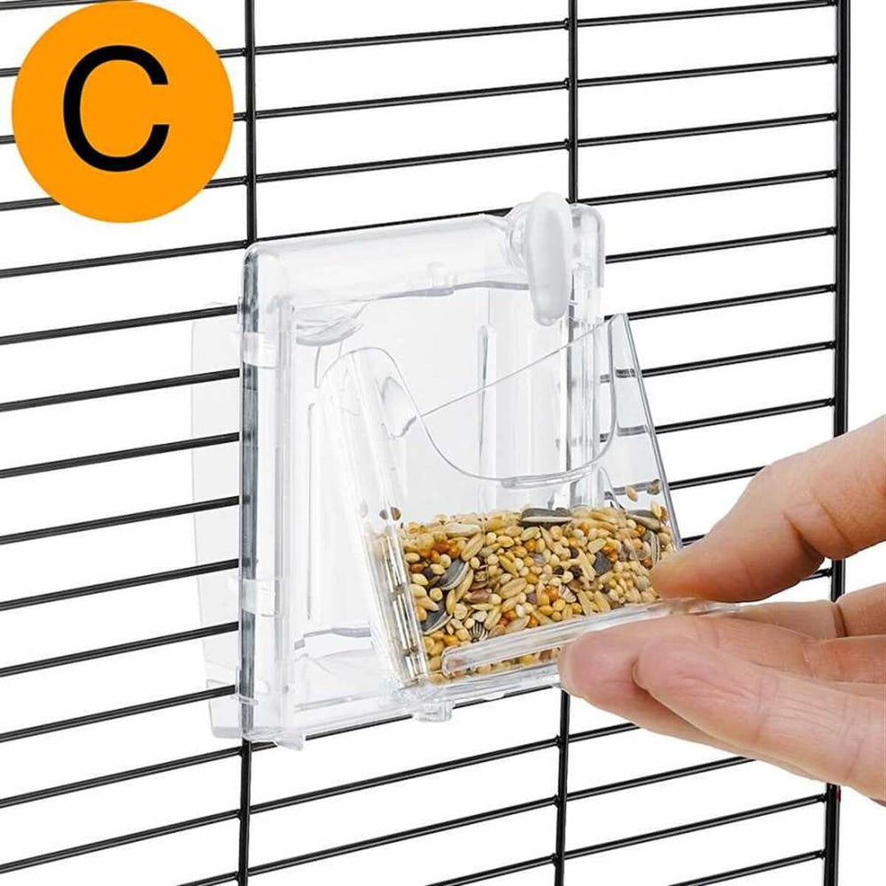Ferplast Brava Rotating Bird Feeder for Easy Refilling 11cm