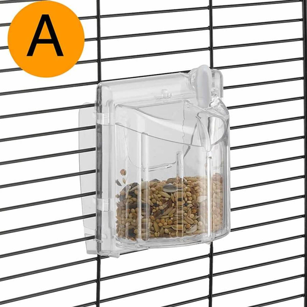 Ferplast Brava Rotating Bird Feeder for Easy Refilling 11cm