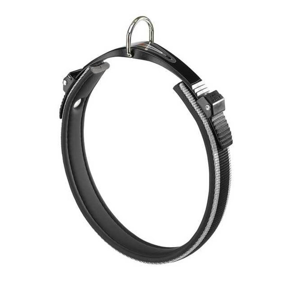 Ferplast Ergocomfort Adjustable Dog Collar with Padding, 25mm Orange & Black