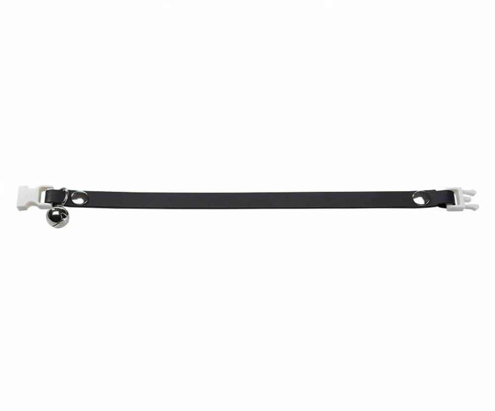 Ferplast Ergoflex Cat Collar C12/28 Black - Flexible Rubber, 12mm