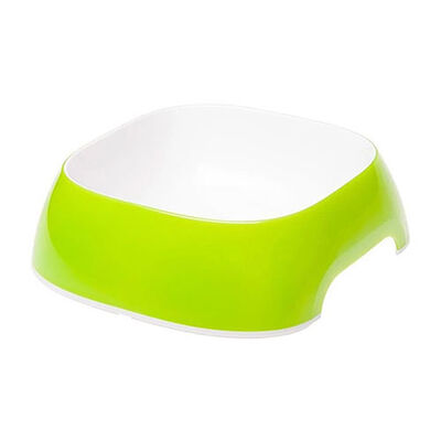 Ferplast Glam Medium Melamine Pet Bowl Non-Slip Green 750 ml