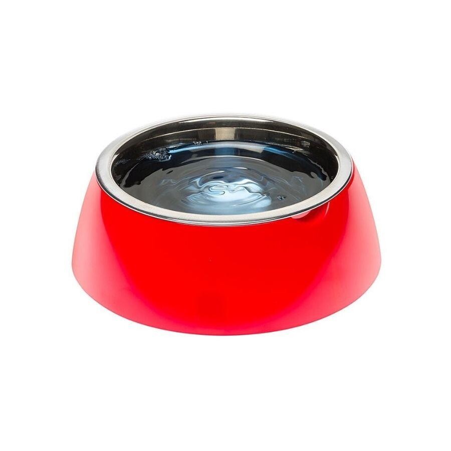 Ferplast Jolie Steel Pet Bowl Non-Slip Red 850 ml
