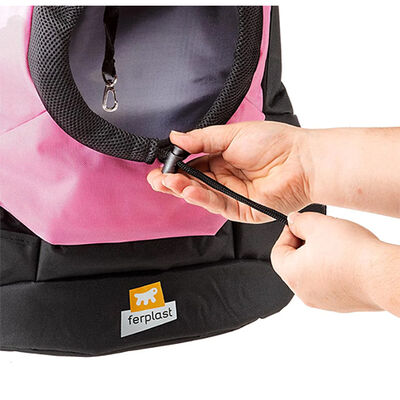 Ferplast Kangoo Small Dog Backpack Carrier Pink 41x20x43 cm