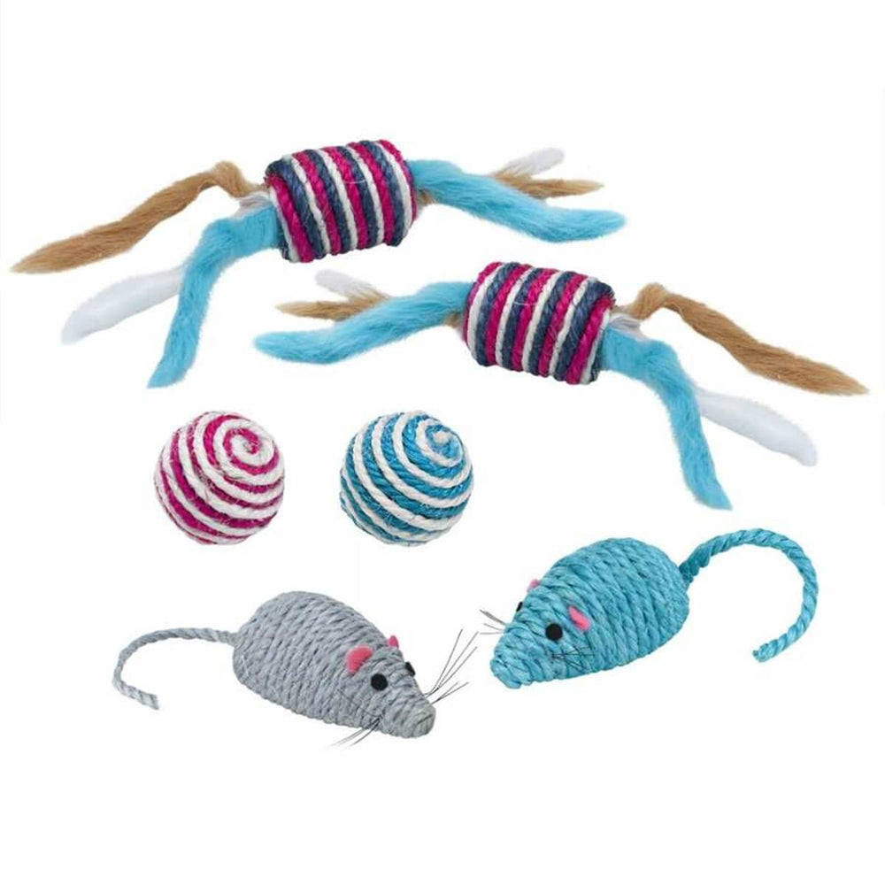 Ferplast Sisal Cat Toy Ball for Scratching and Play PA 5602