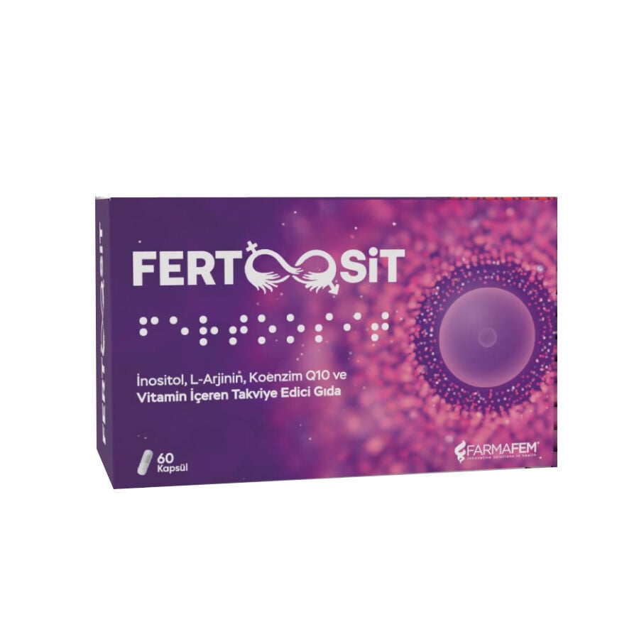Farmafem Ilac Fertoosit Dietary Supplement with Inositol 60 Capsules