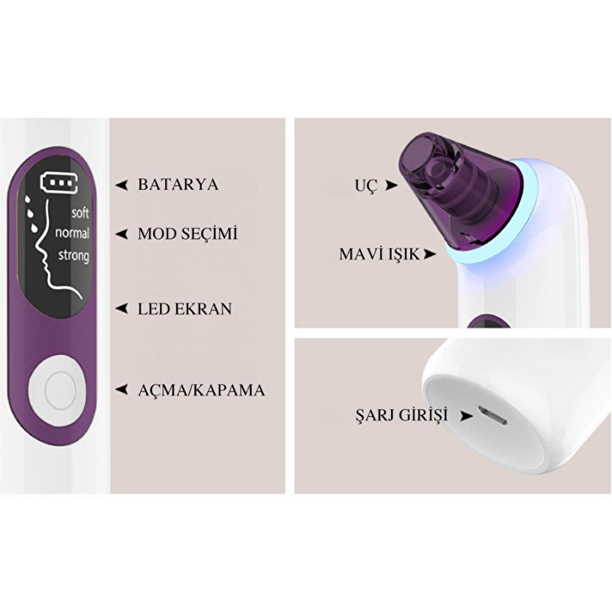 X-Level Facial Cleansing and Massaging Device - Waterproof, Rechargeable, and Adjustable Intensity for Advanced Skincare - X-Shinyachne Mavi Işıklı Siyah Nokta Temizleyici XPC3001 X-Level Facial Cleansing Device - Waterproof & Rechargeable facial cleansing device, massaging facial cleaner, rechargeable facial care, waterproof beauty device, adjustable intensity facial massager, skincare routine, advanced facial cleansing, X-Level, X-Shinyachne Mavi Işıklı Siyah Nokta Temizleyici XPC3001, beauty tech, person