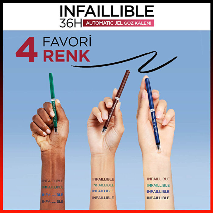 L’Oréal Paris Infallible Gel Eyeliner Blue - 36 Hour Wear | Waterproof