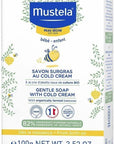 Mustela Baby Soap with Cold Cream - Gentle, Non-Drying, and Dermatologically Tested for Newborns - view 2