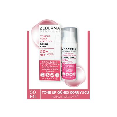 Zederma Tone Up SPF 50 Tinted Sunscreen Cream: Natural Tone, UVA/UVB Protection, Perfect for Sensitive Skin - 50ml Zederma SPF 50 Tinted Sunscreen: Natural Tone & UVA/UVB Protection Tinted Sunscreen, SPF 50 Sunscreen, Tone Up Cream, Sun Protection Cream, Natural Tone Sunscreen, Sensitive Skin Sunscreen, Water Resistant Sunscreen, UVA UVB Protection, Sunscreen for Daily Use, PA+++++ Sunscreen, sunscreen, sun cream, tinted cream, face sunscreen, daily sunscreen, skin protection, broad spectrum sunscreen, suns