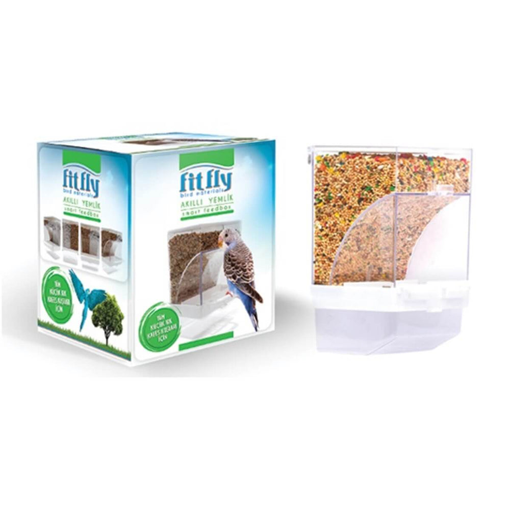 Fit Fly Smart Bird Feeder Mess-Free Dual Compartment 14cm