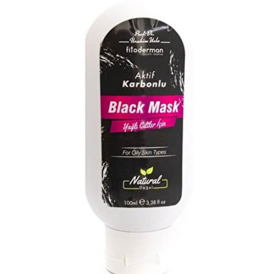 Fitoderman Active Charcoal Black Mask for Deep Cleansing 100ml