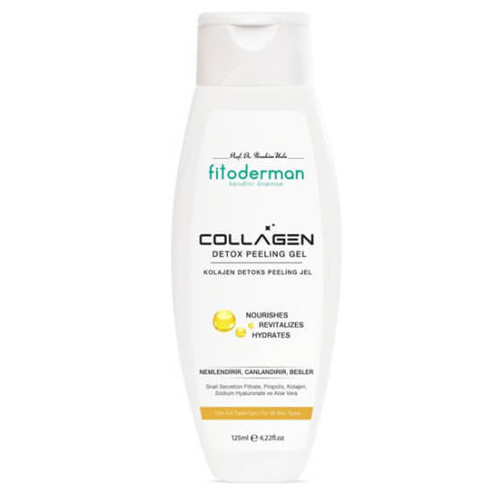 Fitoderman Collagen Detox Peeling Gel for Smooth Skin 125 ml