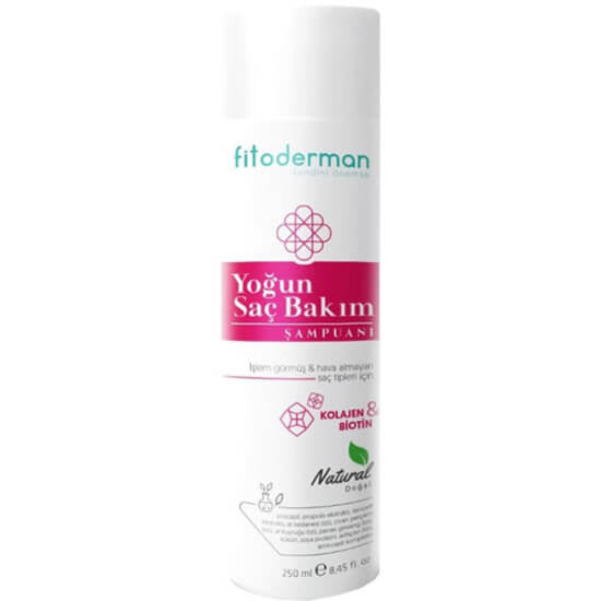 Fitoderman Intensive Hair Care Shampoo with Collagen &amp; Biotin 250ml