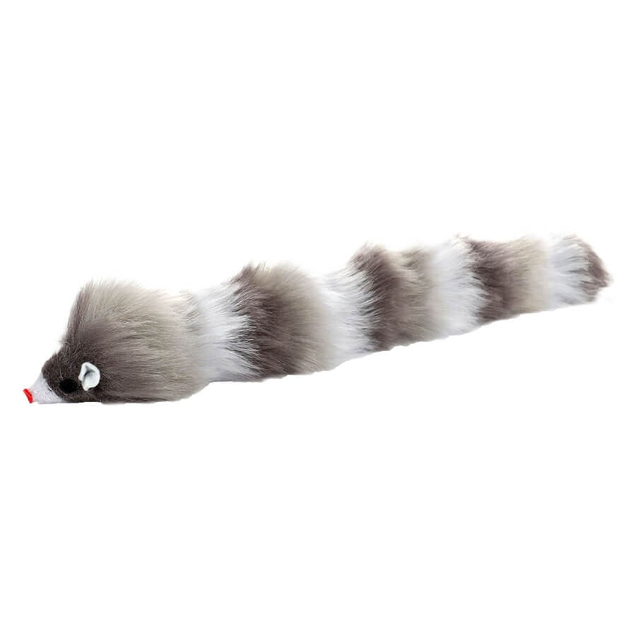 Flamingo Cat Griso Long Plush Mouse Toy with Rattle 28cm