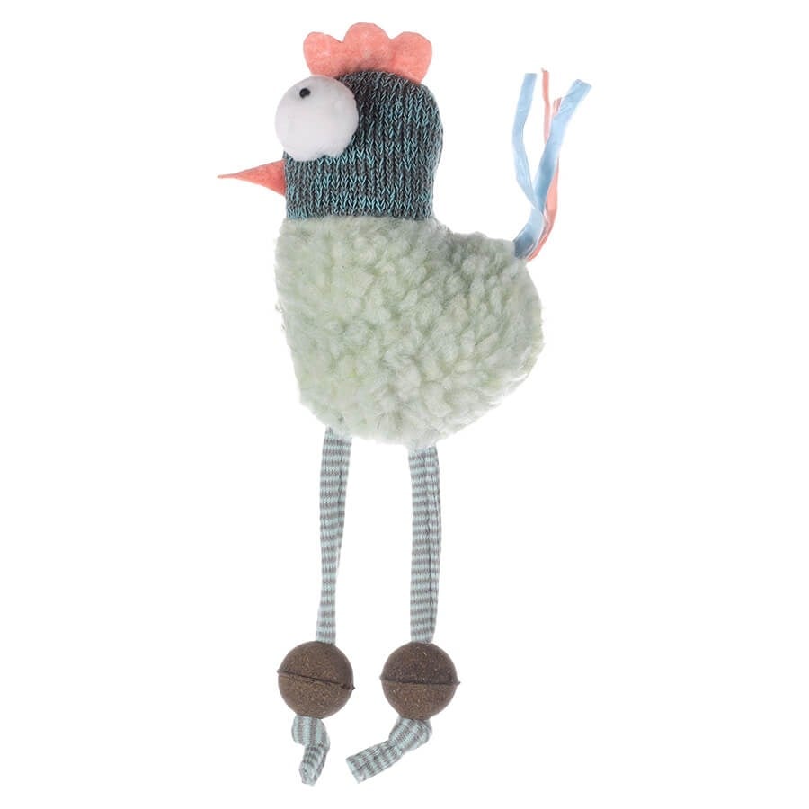 Flamingo Cat Quinty Plush Chicken Catnip Toy 20cm