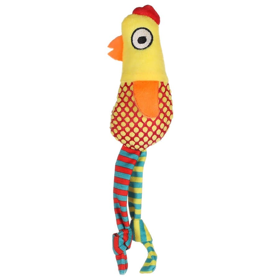 Flamingo Cat Raibo Catnip Chicken Plush Toy Yellow 23cm
