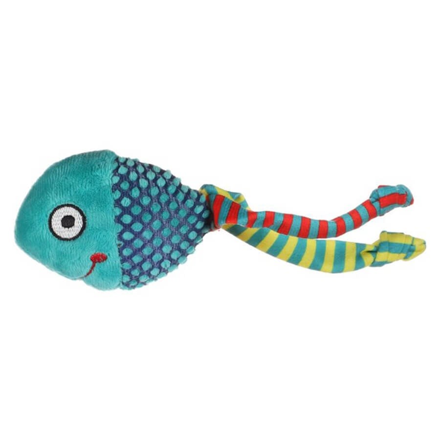 Flamingo Raibo Catnip Colorful Fabric Fish Toy for Cats