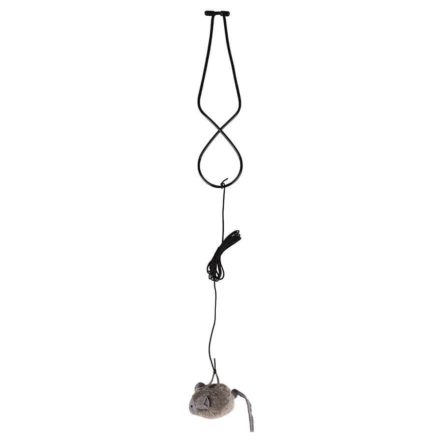 Flamingo Robbie Hanging Door Cat Toy with Sound 80cm